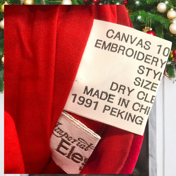 Vtg IMPERIAL ELEGANCE Wool Needlepoint Christmas Stocking Nutcracker 1991 *READ* - Picture 4 of 7